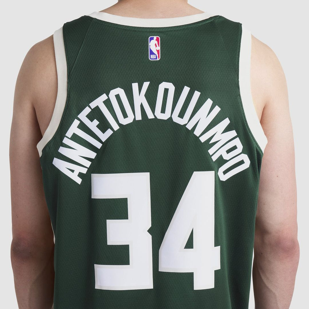 Milwaukee Bucks Giannis Antetokounmpo Nike Unisex Swingman Jersey - Association Edition - White