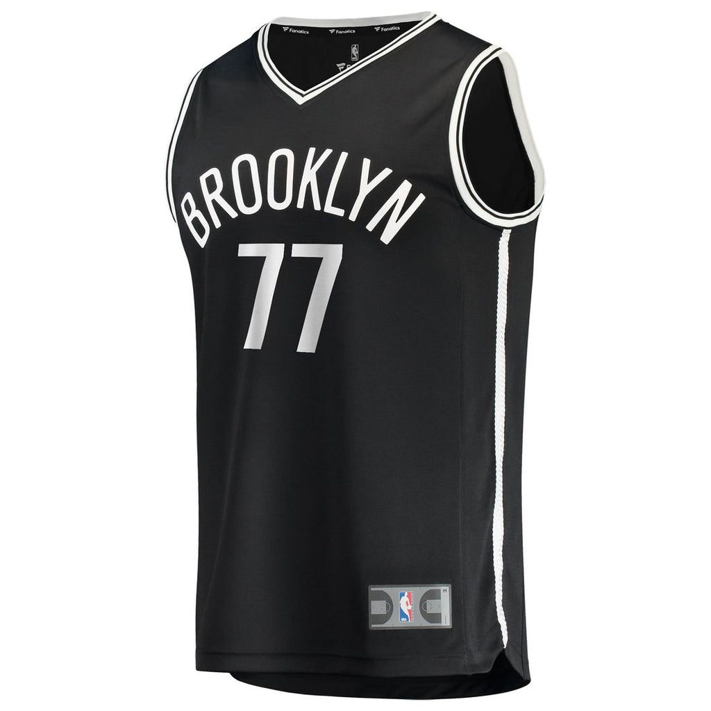 Brooklyn Nets Ben Saraf Fanatics Fast Break Replica Jersey - Black - Icon Edition