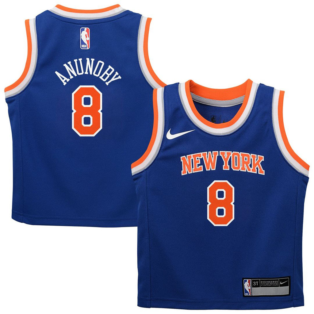 New York Knicks OG Anunoby Nike Preschool Swingman Swingman Jersey - Icon Edition - Blue