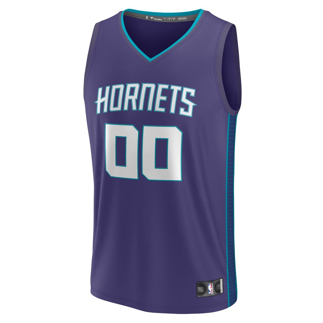 Charlotte Hornets Fanatics Fast Break Custom Jersey - Purple - Statement Edition