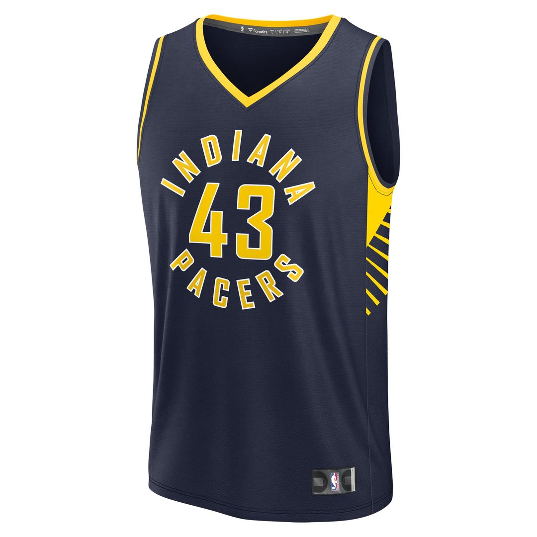 Indiana Pacers Pascal Siakam Fanatics Youth Fast Break Player Jersey - Icon Edition - Navy
