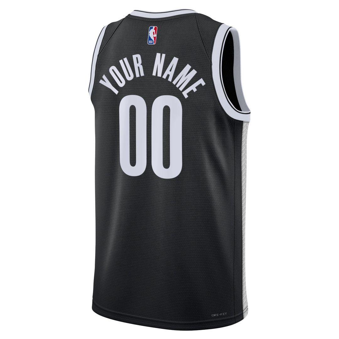 Brooklyn Nets Nike Unisex Swingman Custom Jersey White - Association Edition