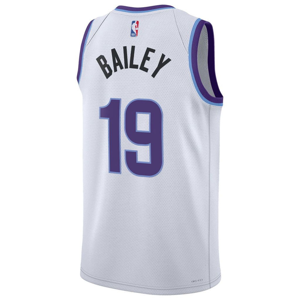 Utah Jazz Ace Bailey Nike Unisex Swingman Jersey - Association Edition - White