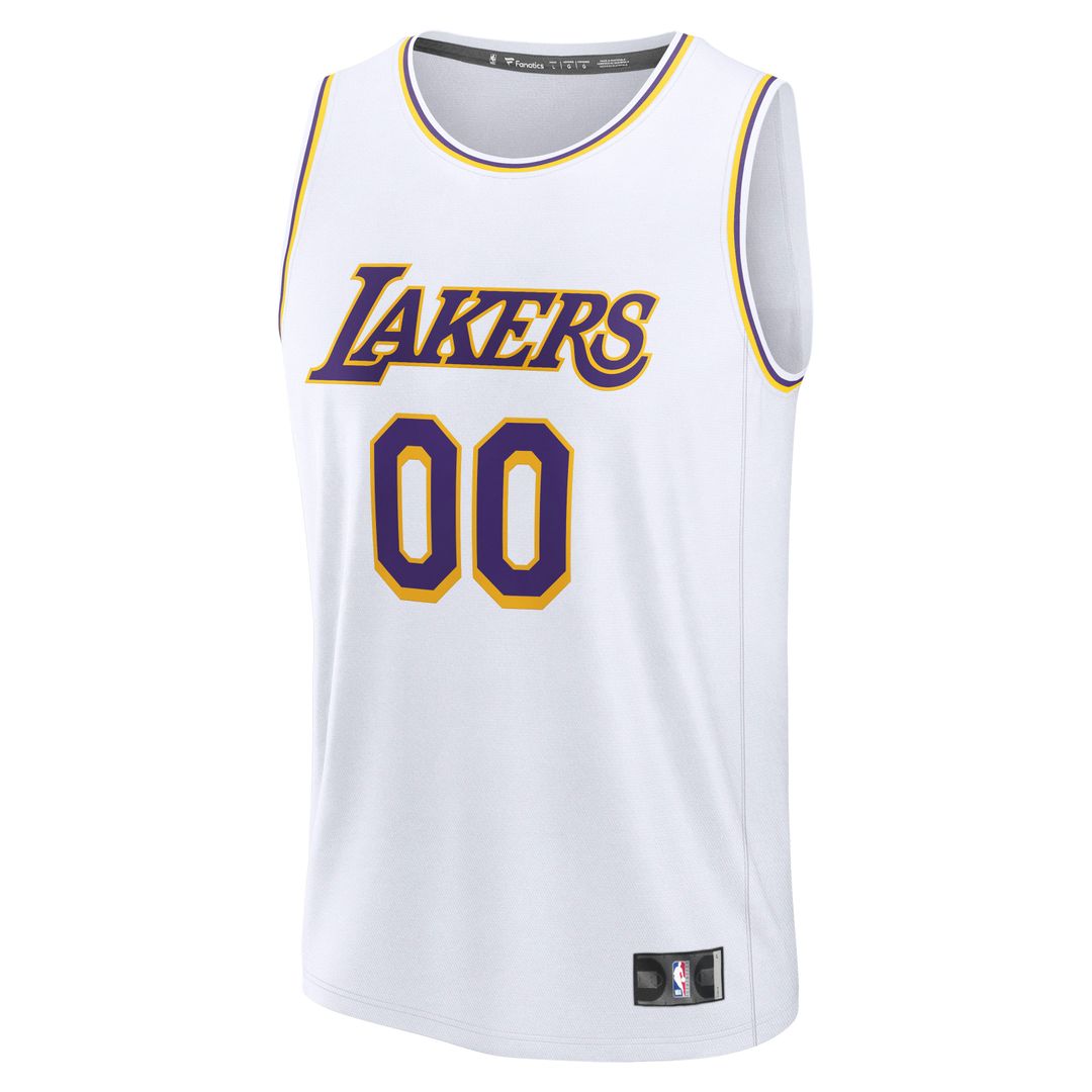 Los Angeles Lakers Fanatics Fast Break Custom Jersey - Icon Edition - Purple