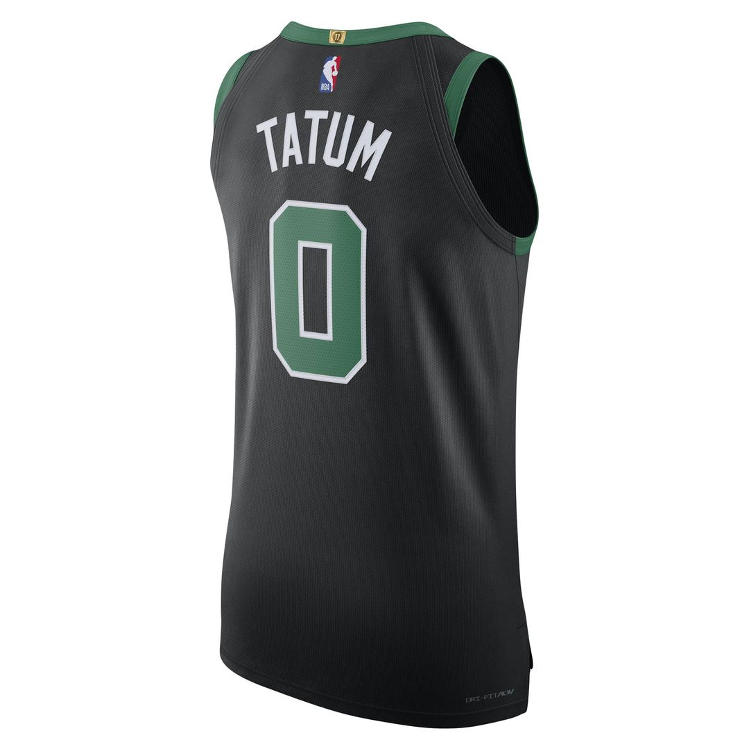 Boston Celtics Jayson Tatum Jordan Brand Authentic Player Jersey - Statement Edition - Black
