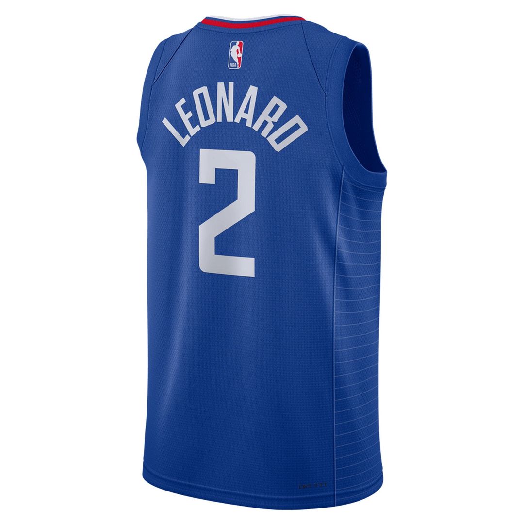 LA Clippers Kawhi Leonard Nike Unisex Swingman Jersey - Icon Edition - Royal