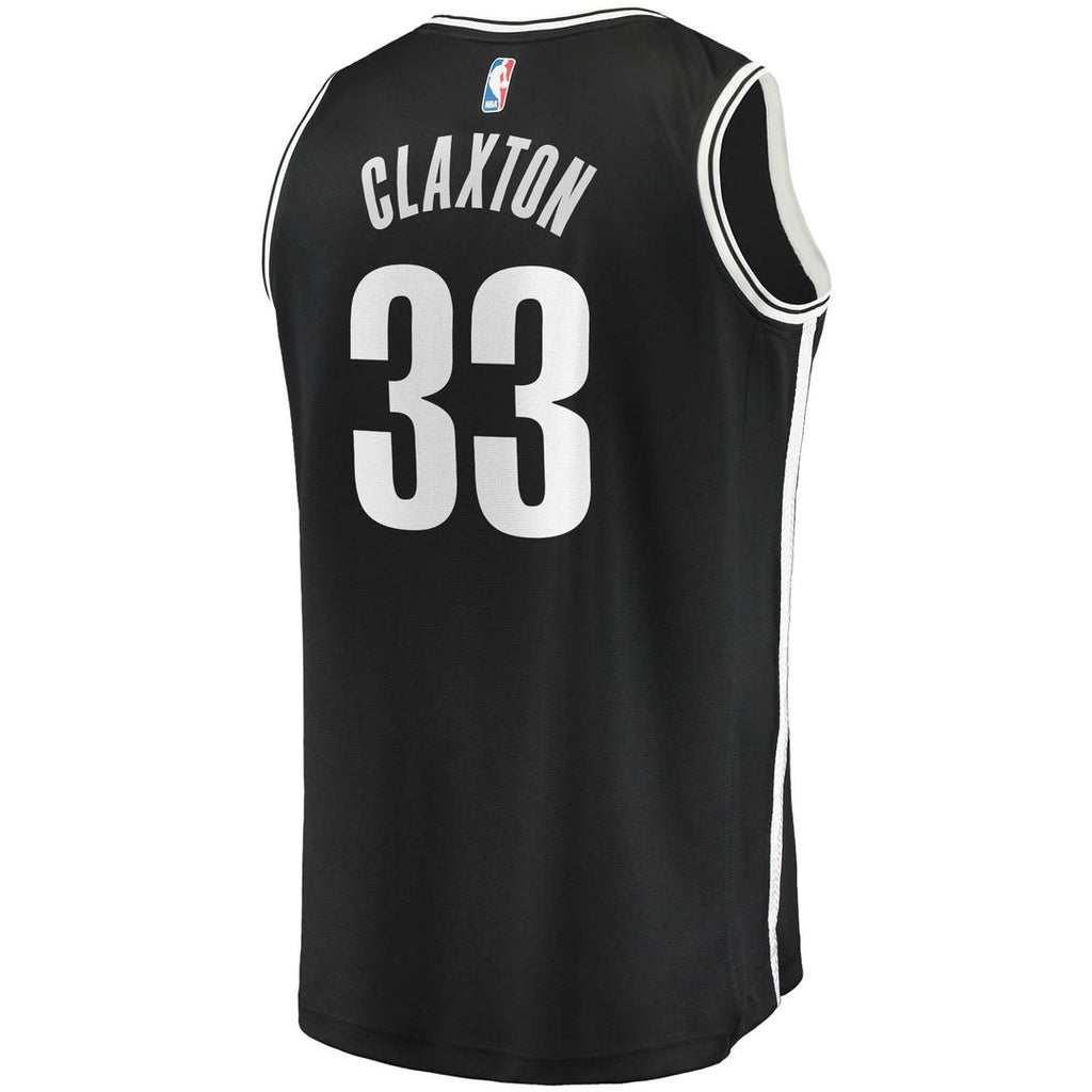 Brooklyn Nets Nicolas Claxton Fanatics Fast Break Replica Jersey - Icon Edition - Black