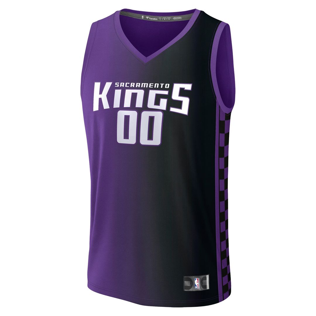 Sacramento Kings Fanatics Fast Break Custom Jersey - Icon Edition - Black