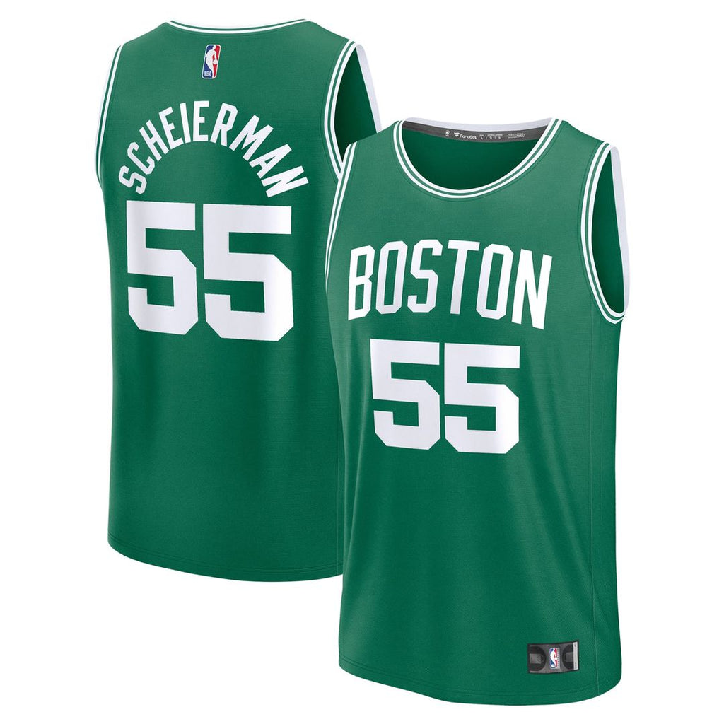 Boston Celtics Baylor Scheierman Fanatics 2024 NBA Draft Fast Break Player Jersey - Icon Edition - Kelly Green