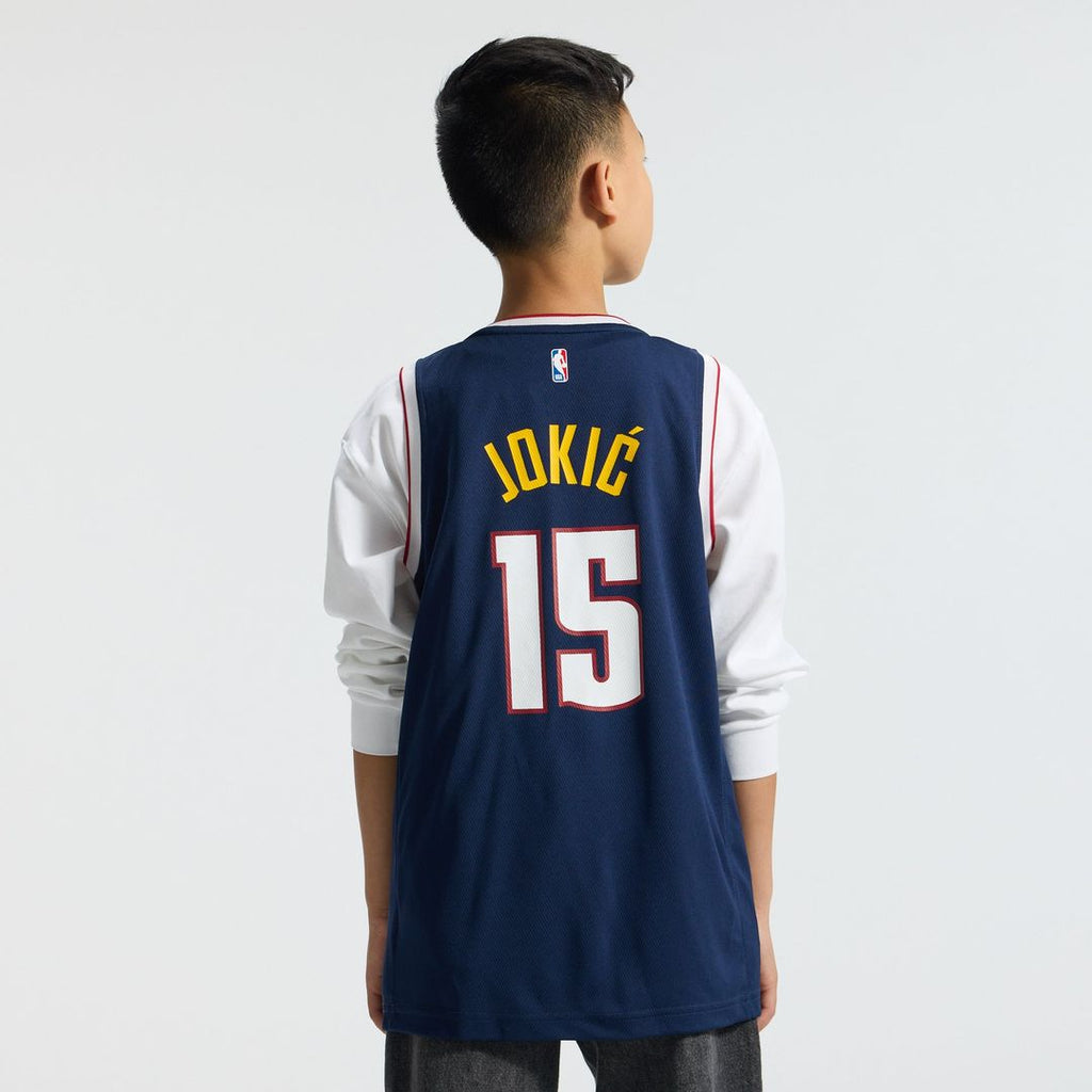 Denver Nuggets Nikola Jokic Fanatics Youth Fast Break Replica Player Jersey - Icon Edition - Navy