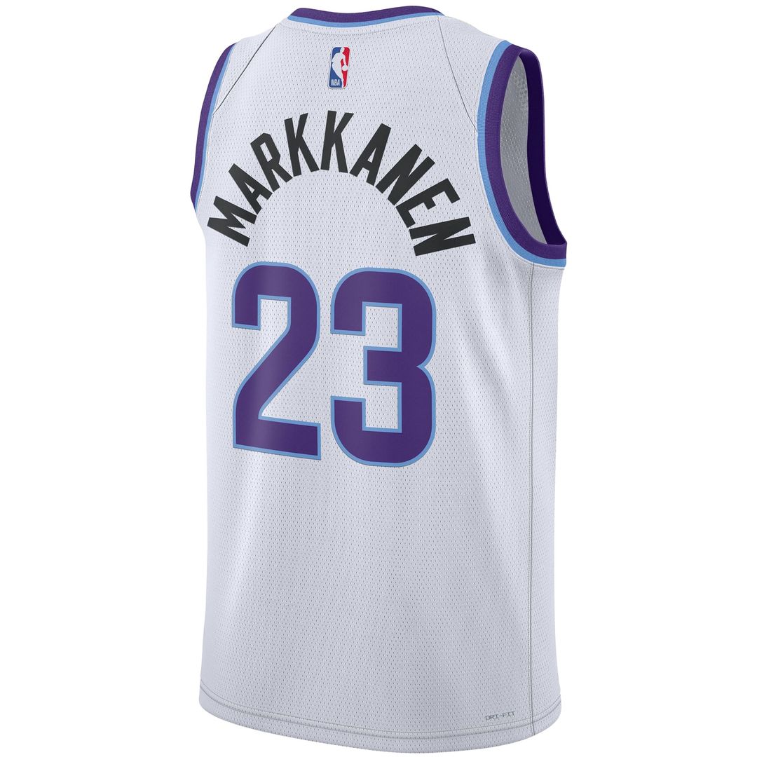 Utah Jazz Lauri Markkanen Nike Unisex Swingman Jersey - Association Edition - White