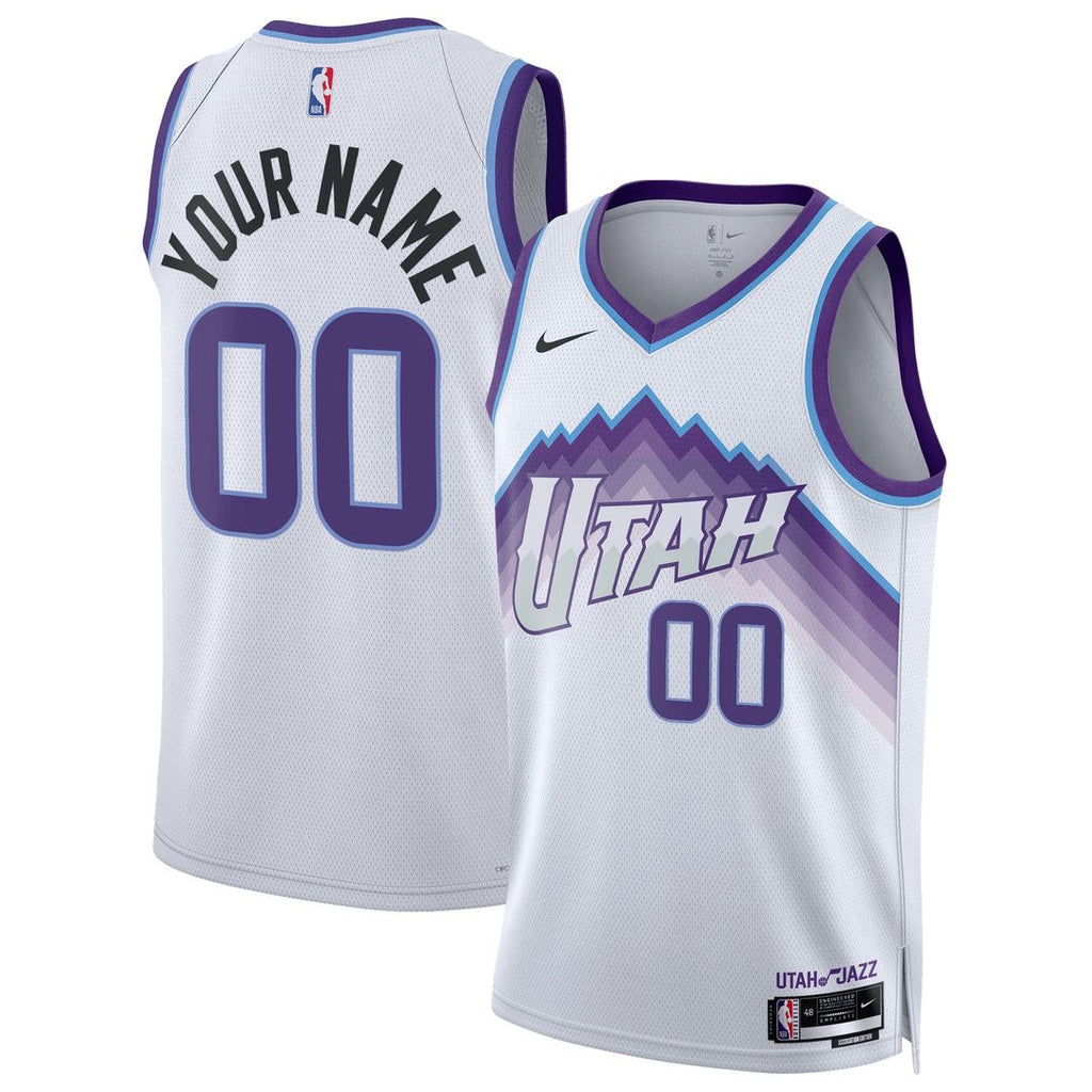 Utah Jazz Nike Unisex Swingman Custom Jersey - Association Edition - White