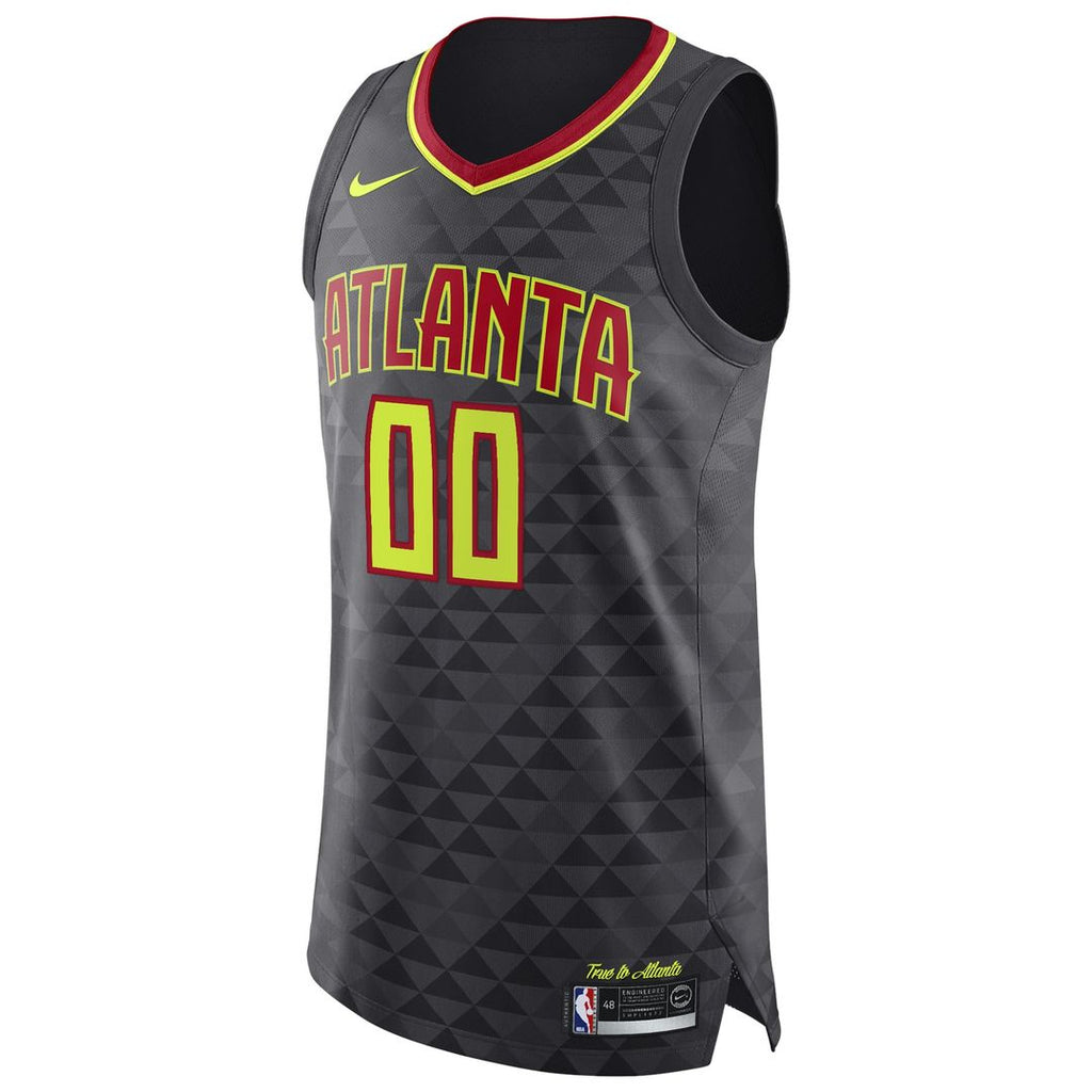 Atlanta Hawks Nike Authentic Custom Jersey Black - Icon Edition