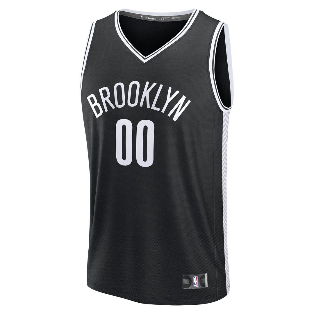 Brooklyn Nets Fanatics Fast Break Custom Jersey - Icon Edition - Black