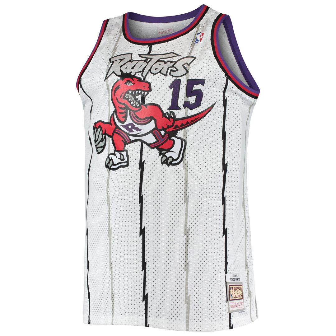 Toronto Raptors Vince Carter Mitchell & Ness 1998/99 Big & Tall Hardwood Classics Swingman Jersey - Purple