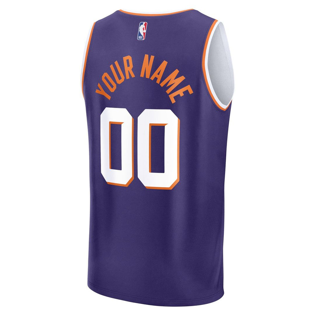 Phoenix Suns Fanatics Youth Fast Break Custom Replica Jersey - Purple - Icon Edition