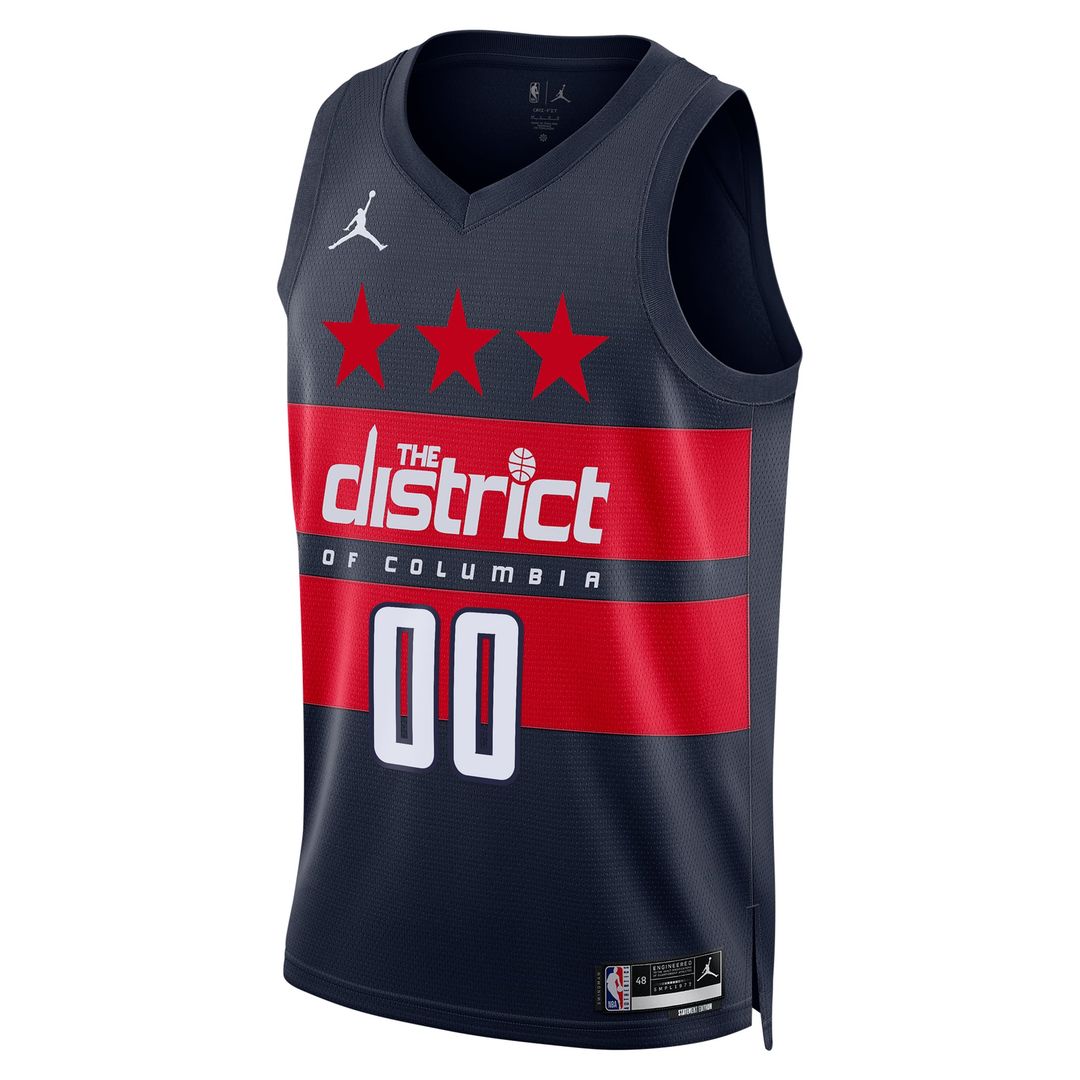 Washington Wizards Jordan Brand Unisex 2024/25 Custom Swingman Jersey - Statement Edition - Navy