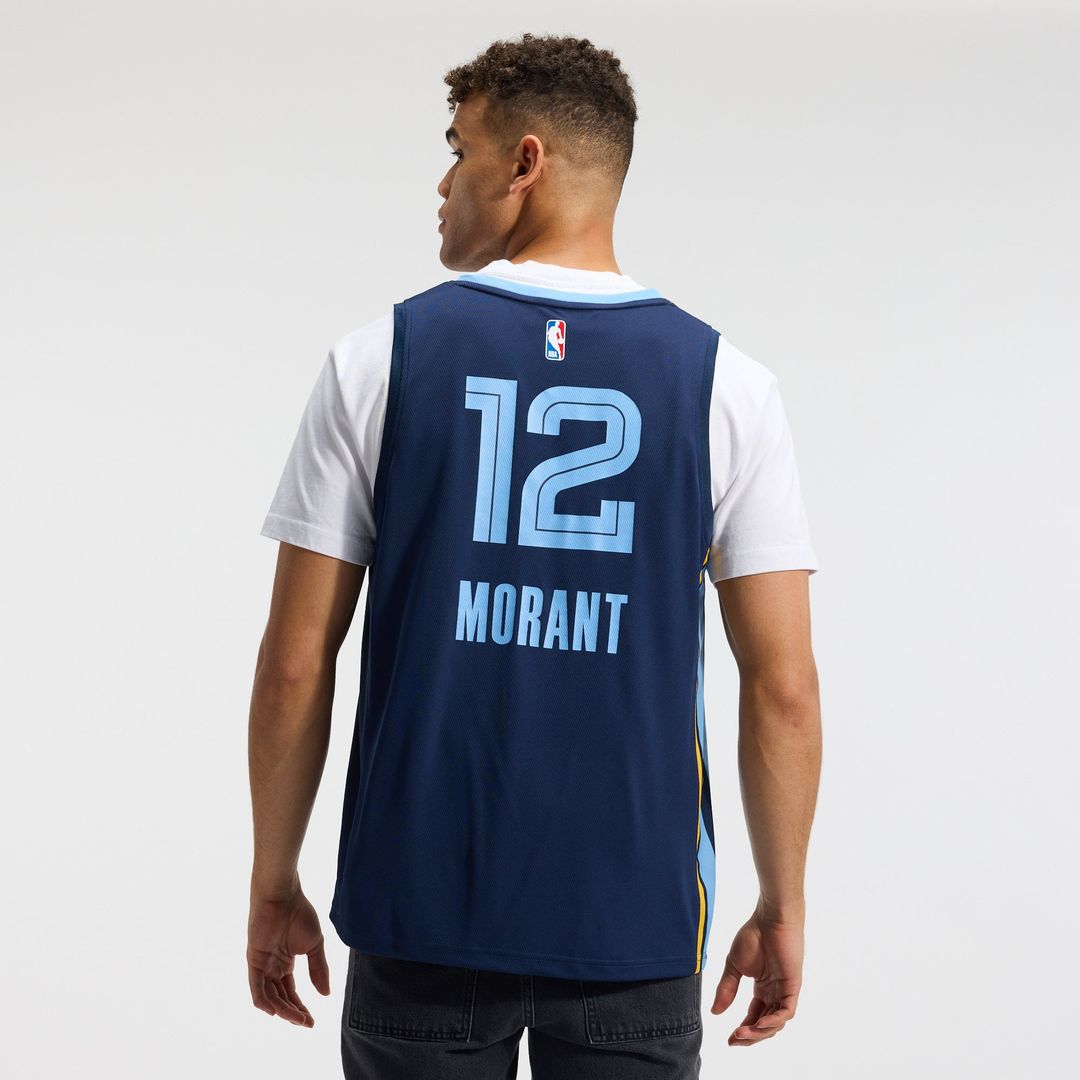 Memphis Grizzlies Ja Morant Fanatics Fast Break Replica Player Jersey - Icon Edition - Navy