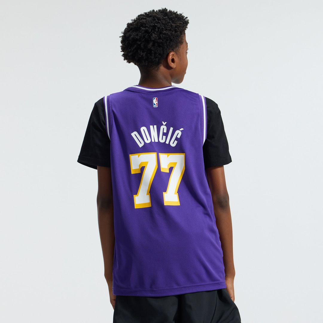 Los Angeles Lakers Luka Dončić Fanatics Youth Fast Break Jersey - Statement Edition - Purple