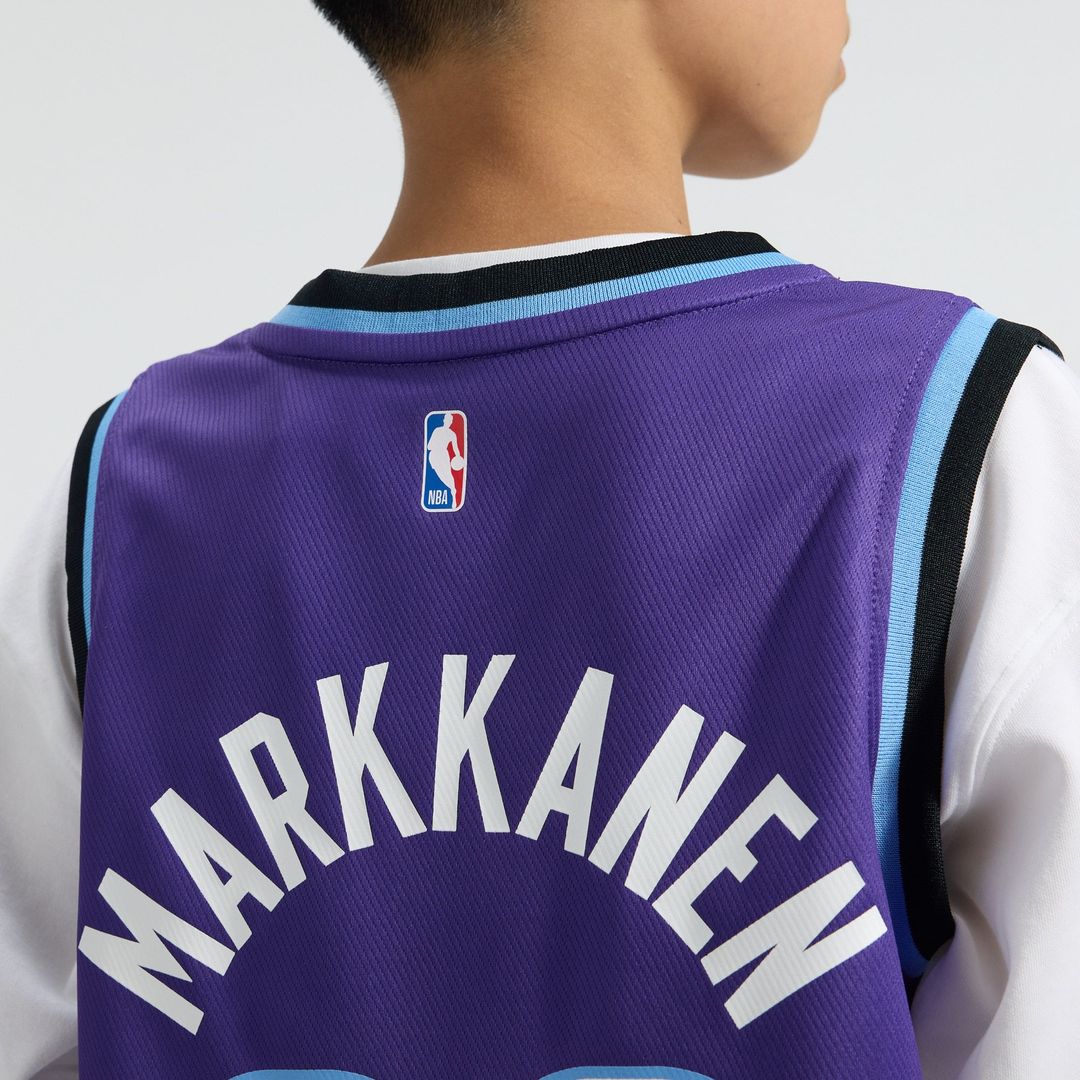 Utah Jazz Lauri Markkanen Fanatics Youth Fast Break Replica Jersey - Icon Edition - Purple