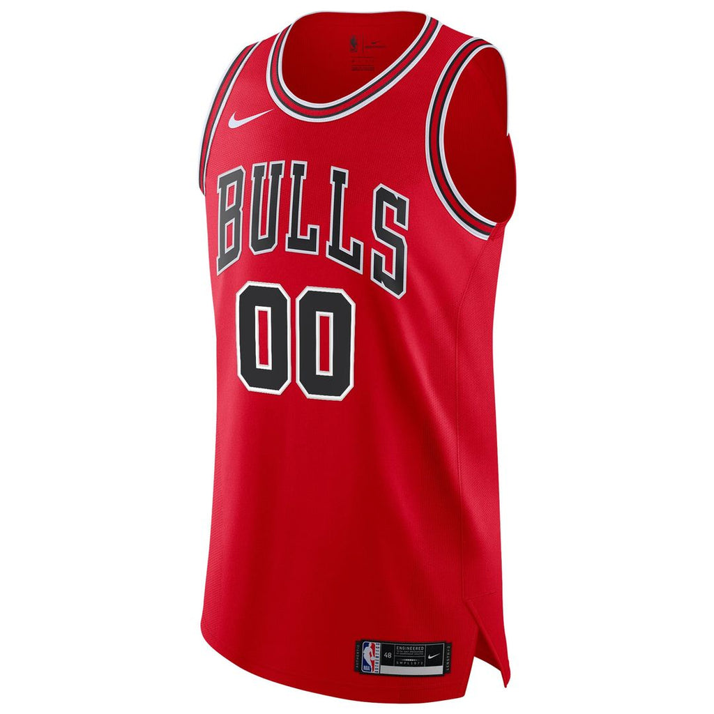 Chicago Bulls Nike Authentic Custom Jersey Red - Icon Edition