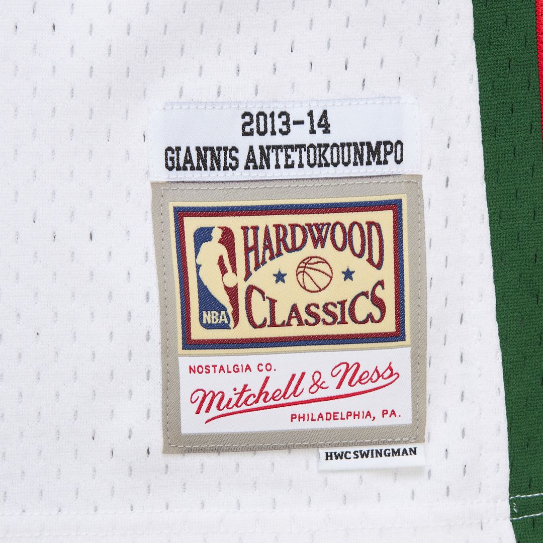 Milwaukee Bucks Giannis Antetokounmpo Mitchell & Ness 2014/15 Hardwood Classics Swingman Jersey - Red