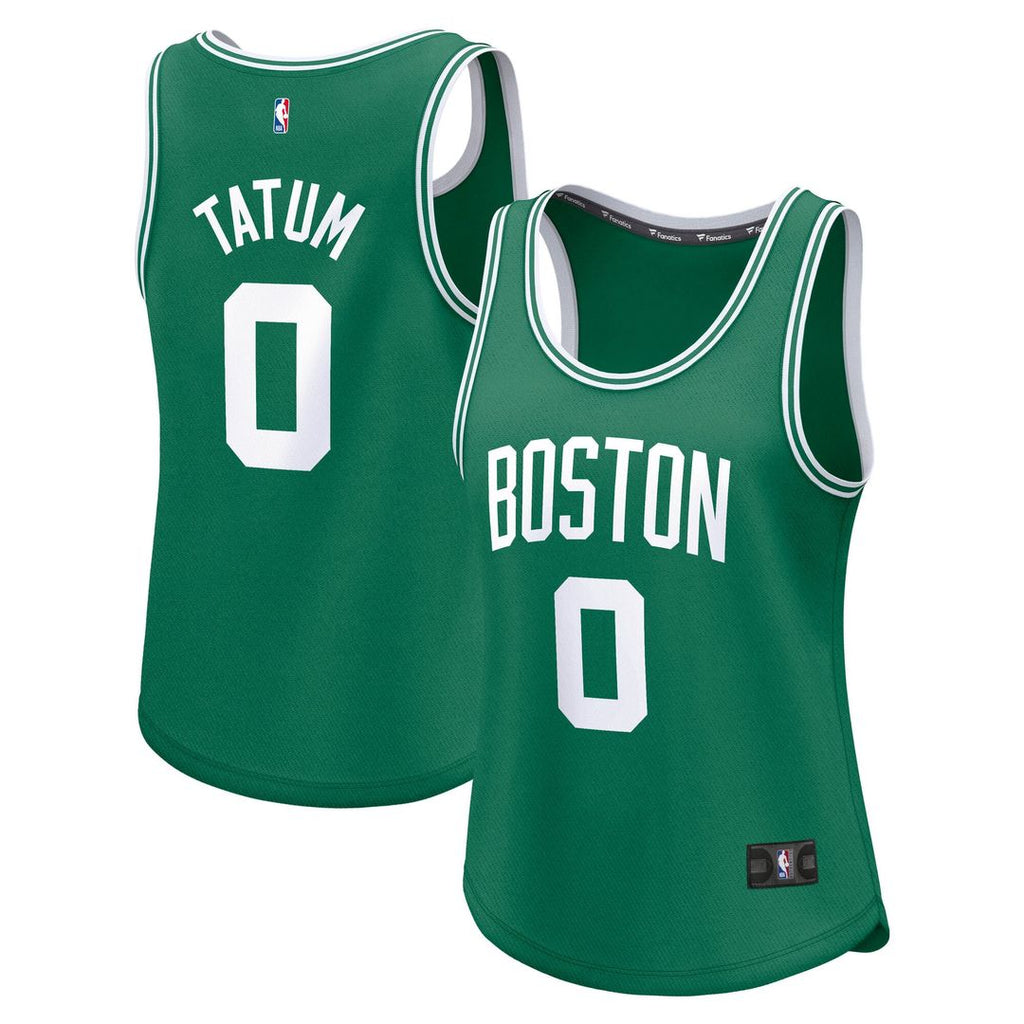 Boston Celtics Jayson Tatum Fanatics Women's Fast Break Player Jersey - Icon Edition - Kelly Green