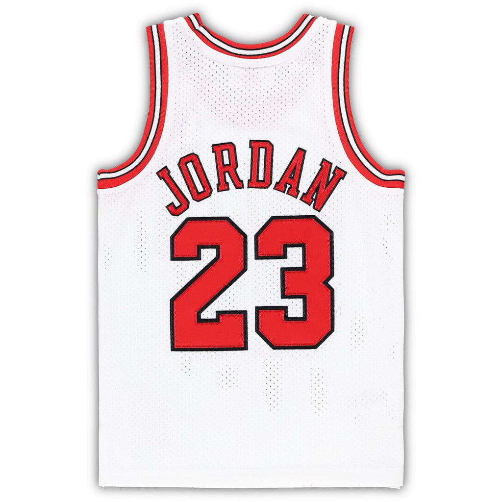 Chicago Bulls Michael Jordan Mitchell & Ness Preschool 1997/98 Hardwood Classics Authentic Jersey - White