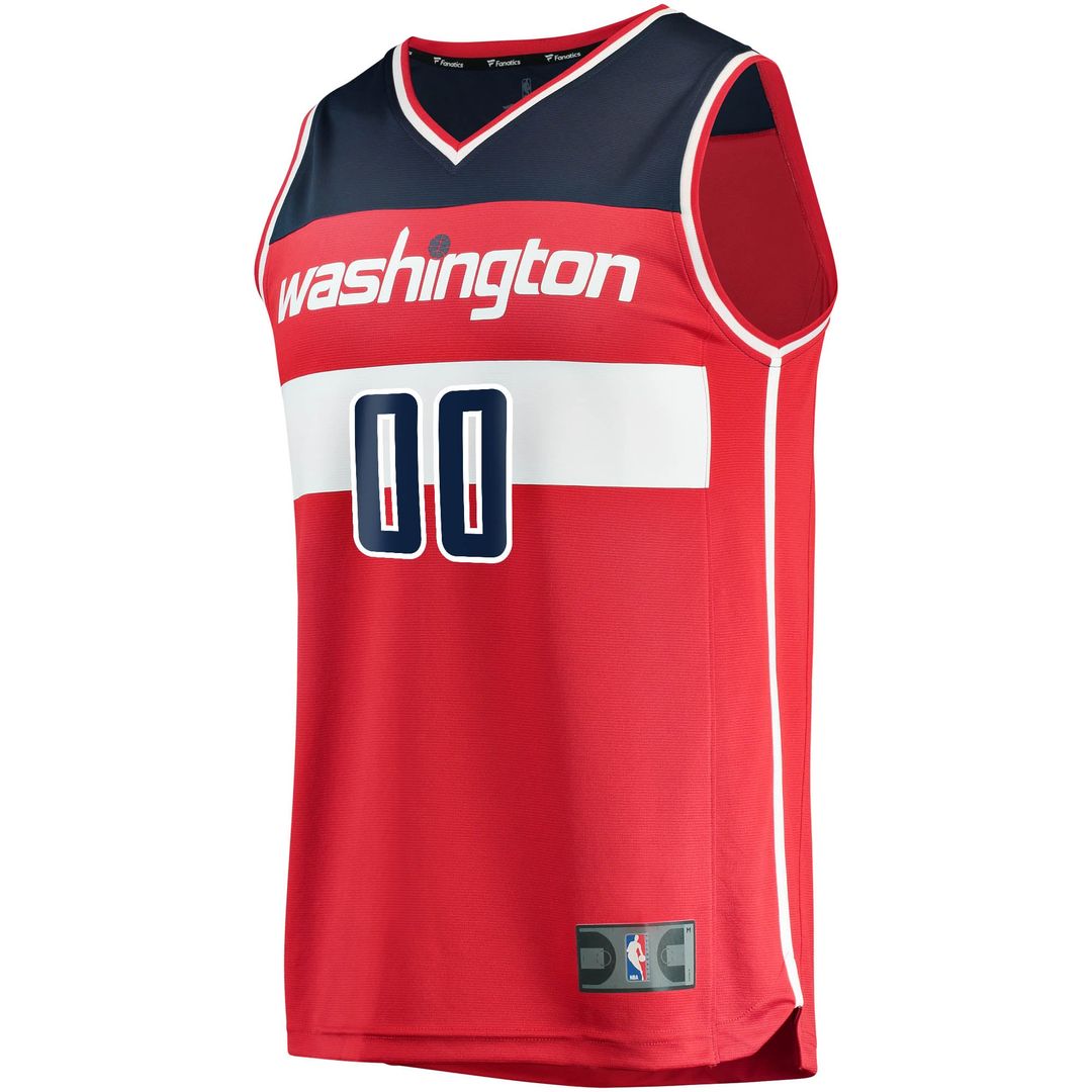Washington Wizards Fanatics Fast Break Custom Replica Jersey Red - Icon Edition