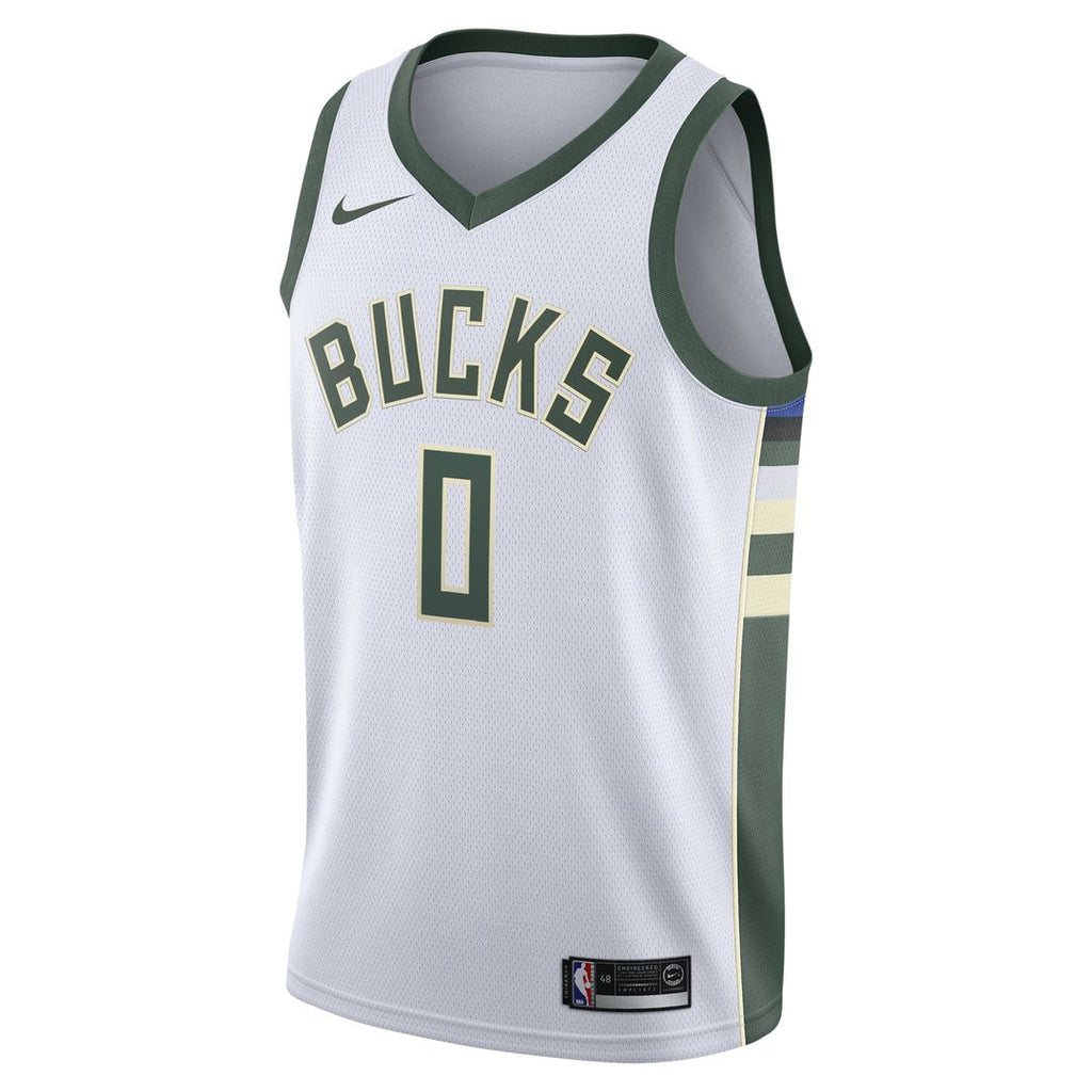 Milwaukee Bucks Damian Lillard Nike Unisex Swingman Player Jersey - Association Edition - White