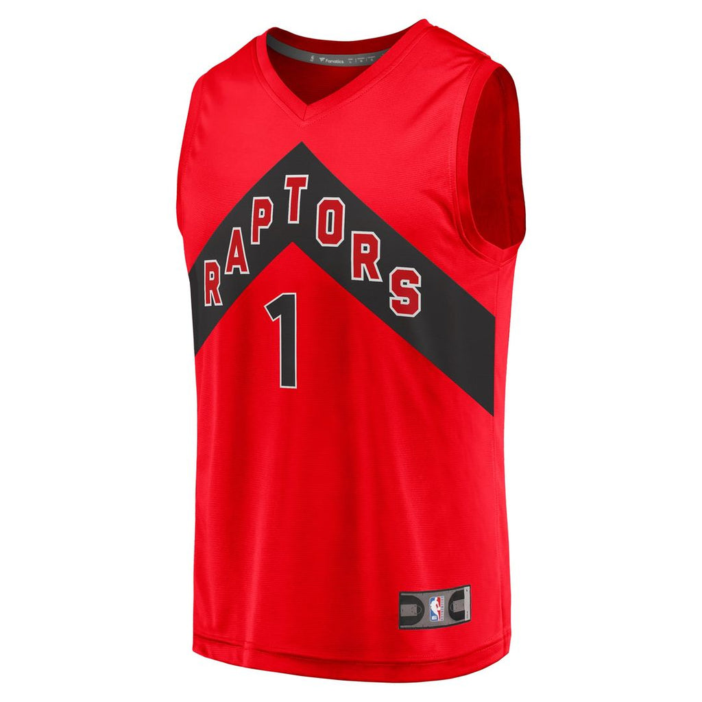 Toronto Raptors Gradey Dick Fanatics Fast Break Player Jersey - Icon Edition - Red
