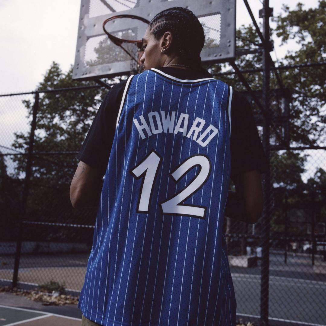 Orlando Magic Dwight Howard 2004/05 Hardwood Classics Hall of Fame Swingman Jersey - Blue