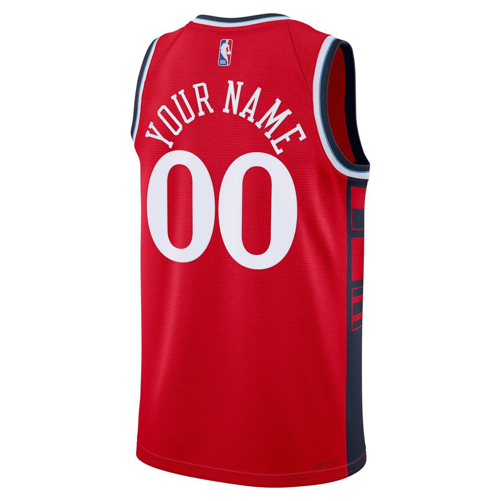 LA Clippers Jordan Brand Unisex 2024/25 Custom Swingman Jersey - Statement Edition - Red
