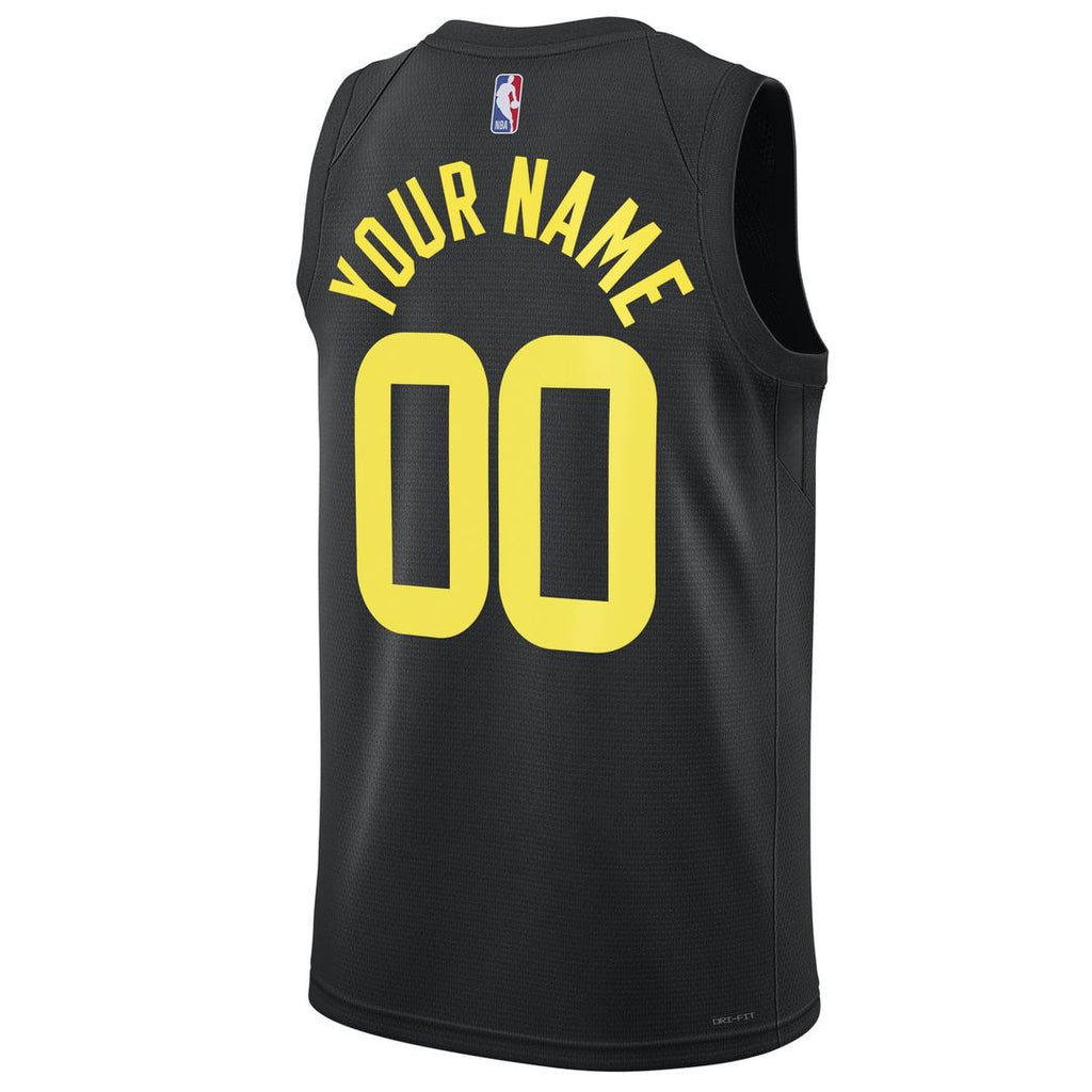 Utah Jazz Jordan Brand Unisex 2022/23 Swingman Custom Jersey - Statement Edition - Black