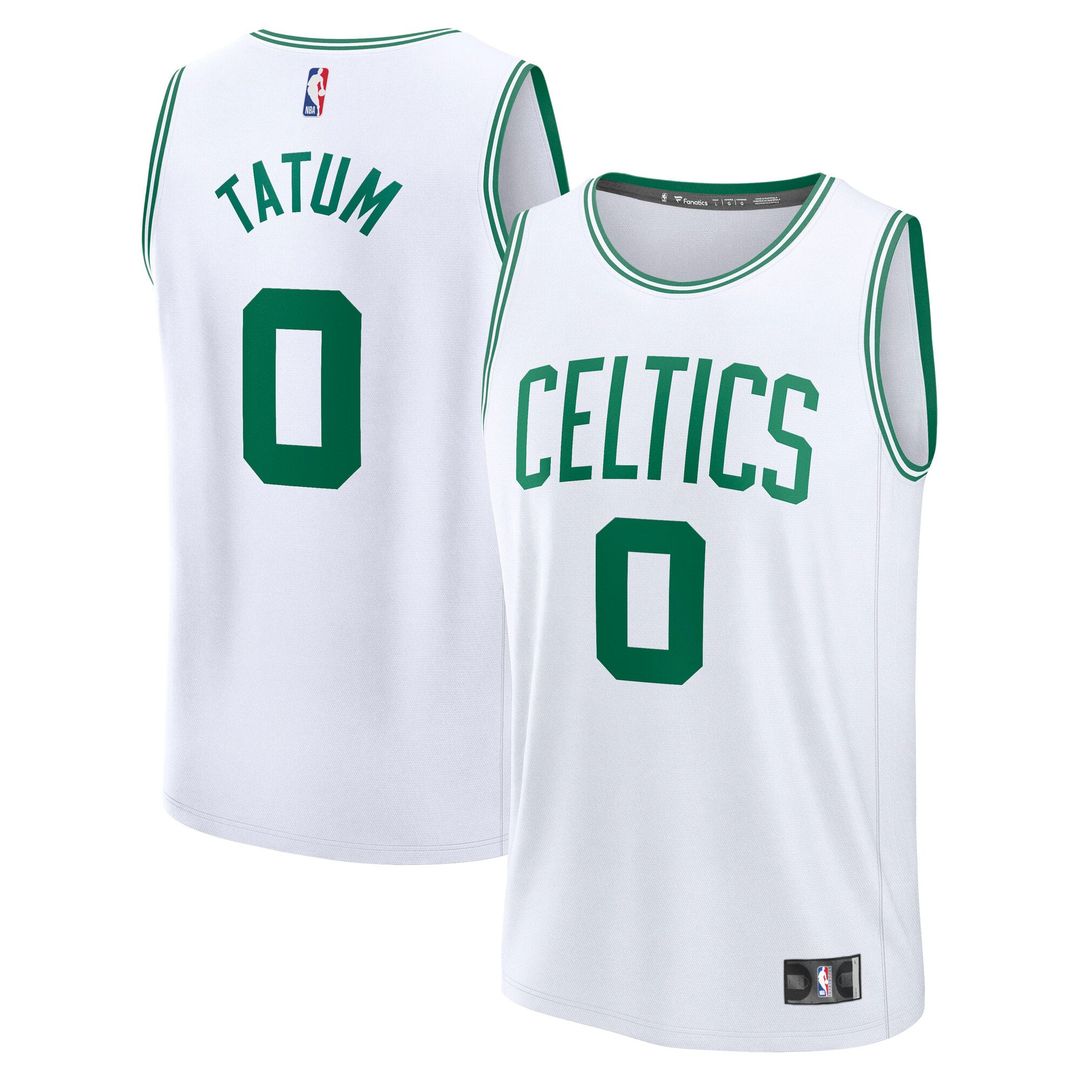 Boston Celtics Jayson Tatum Fanatics Fast Break Replica Player Jersey - Association Edition - White