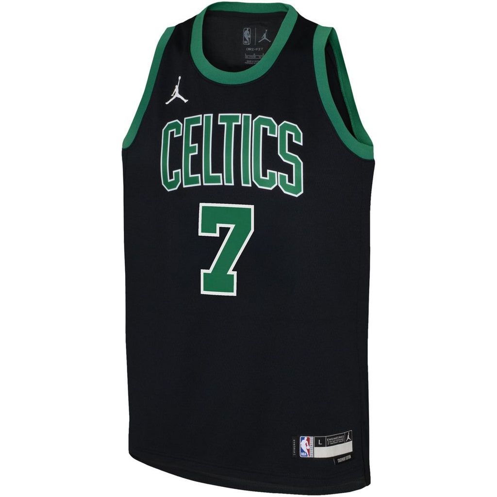 Boston Celtics Jaylen Brown Jordan Brand Youth Swingman Jersey - Statement Edition - Black