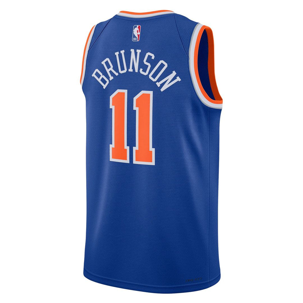 New York Knicks Jalen Brunson Nike Unisex Swingman Jersey - Icon Edition - Blue