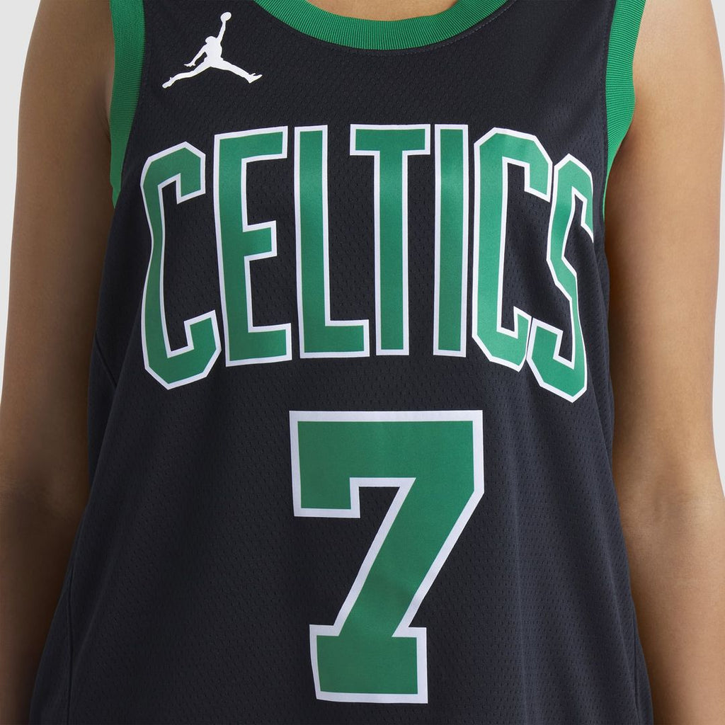 Boston Celtics Jaylen Brown Jordan Brand Unisex Swingman Jersey - Statement Edition - Black