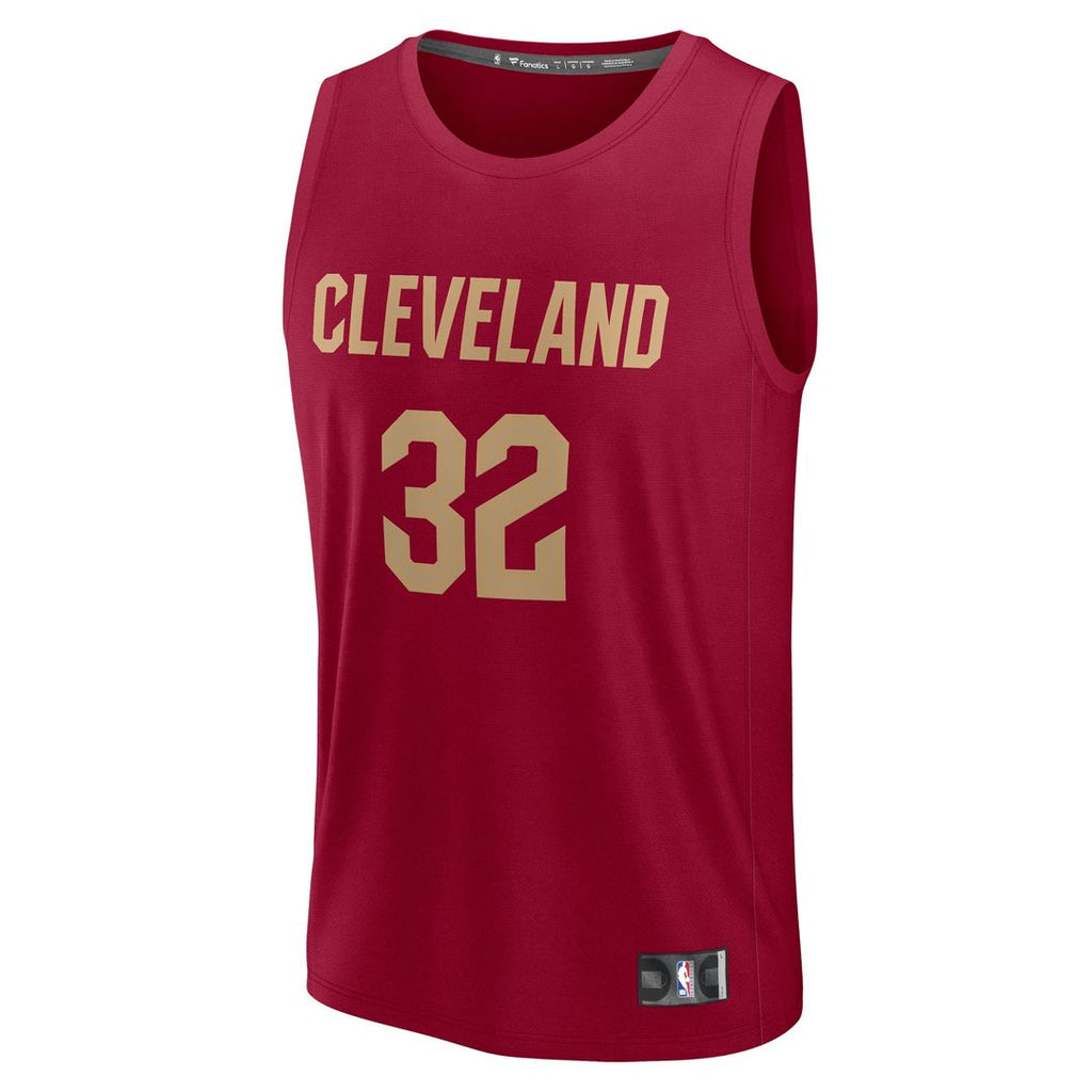 Cleveland Cavaliers Dean Wade Fanatics Fast Break Player Jersey - Icon Edition - Wine