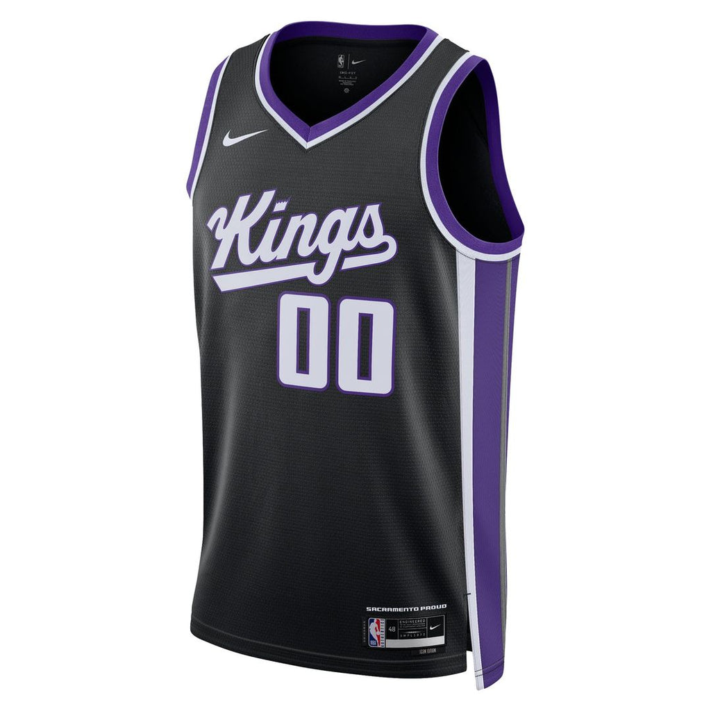 Sacramento Kings Nike Unisex Swingman Custom Jersey - Icon Edition - Black