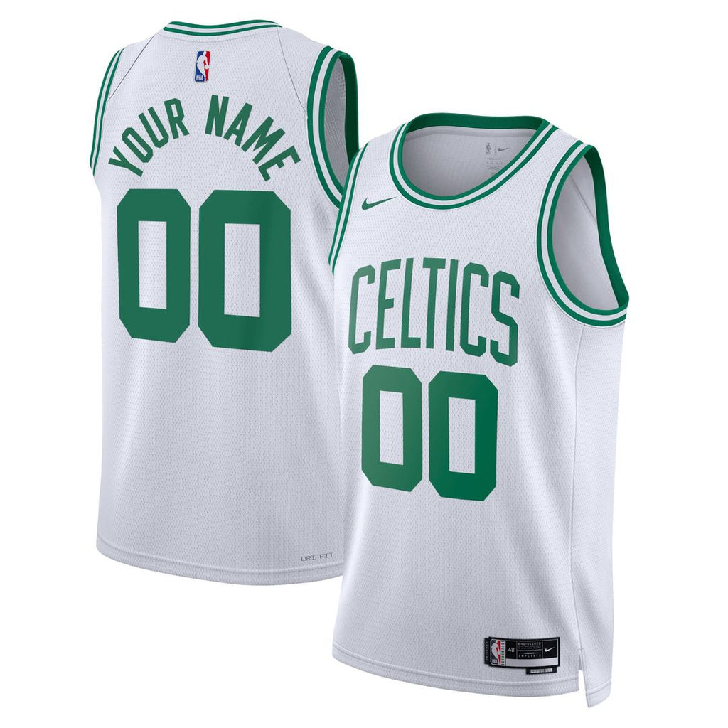 Boston Celtics Nike Unisex Swingman Custom Jersey White - Association Edition