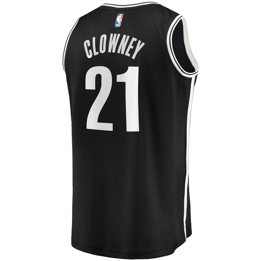 Brooklyn Nets Noah Clowney Fanatics Fast Break Replica Jersey - Icon Edition - Black