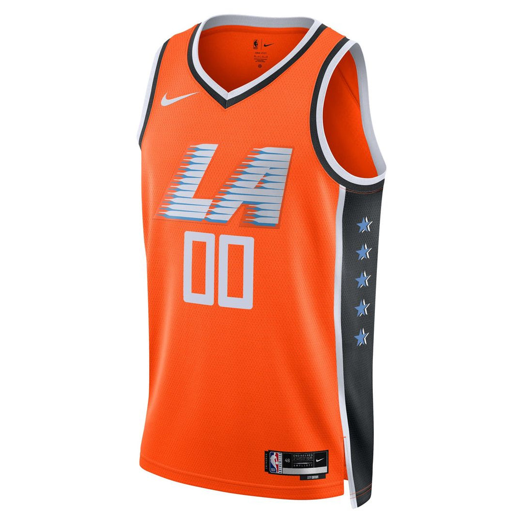 LA Clippers Nike Unisex 2025/26 City Edition Swingman Custom Jersey - Orange
