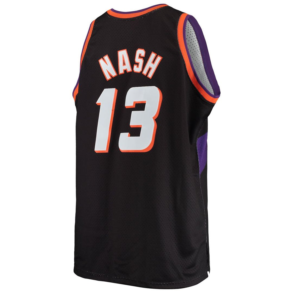 Phoenix Suns Steve Nash Mitchell & Ness Big & Tall Hardwood Classics 1996/97 Swingman Jersey - White